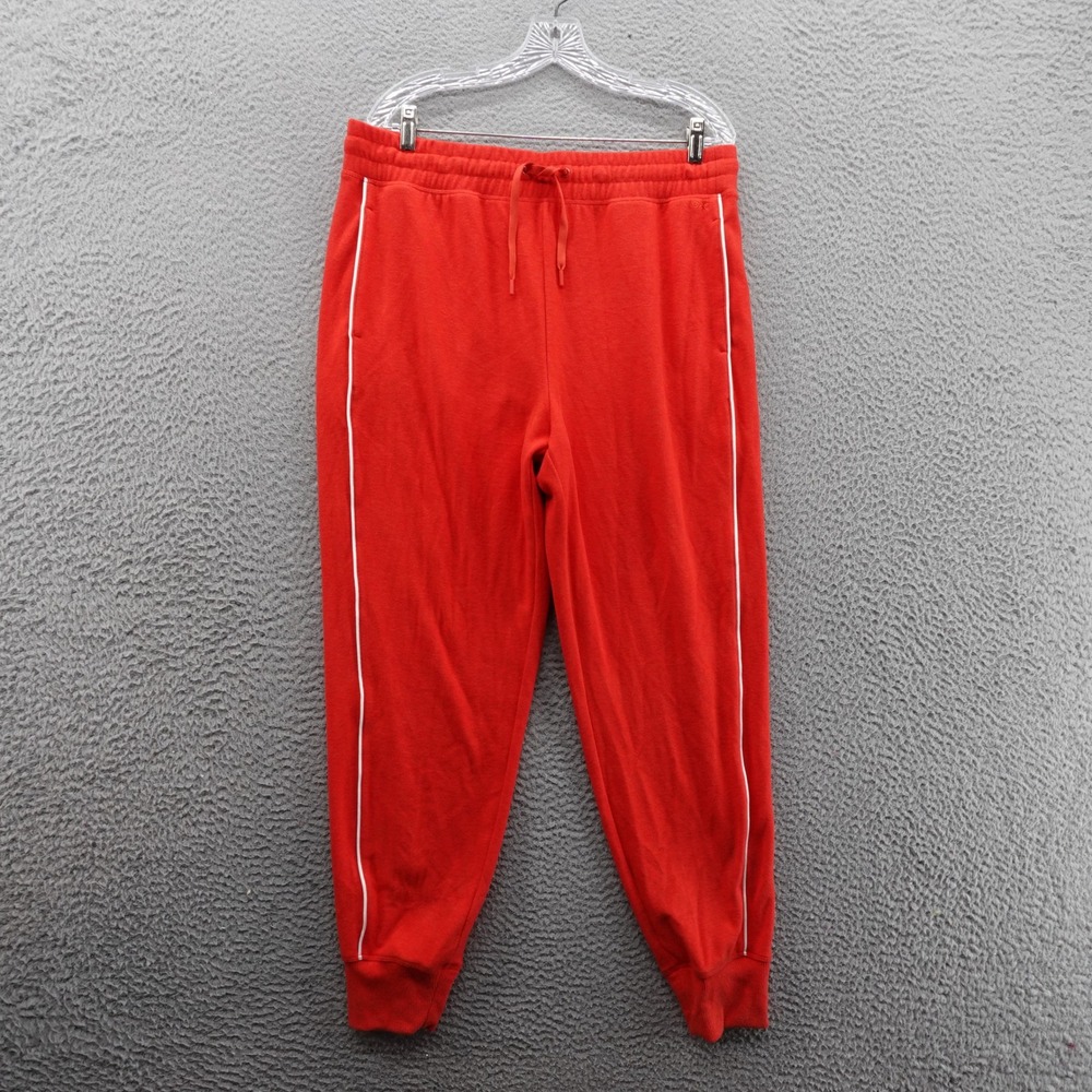 DSG Lush Plush Jogger Pants Size Large Red Women‎ Cozy Activewear NWT